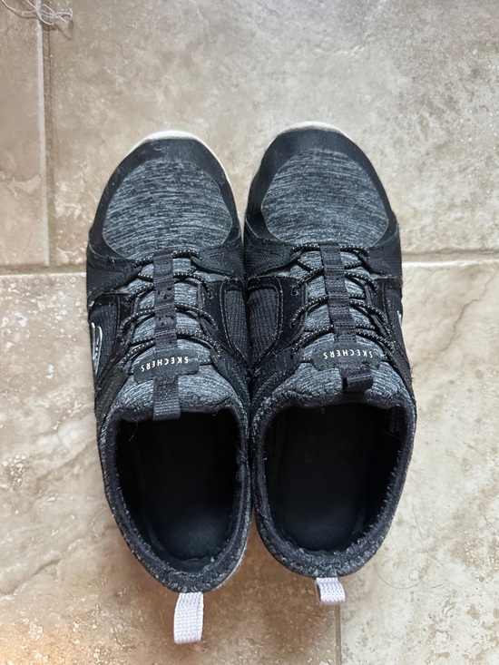 Skechers Shoes - Skechers Black Knit Slip-On Casual Shoes